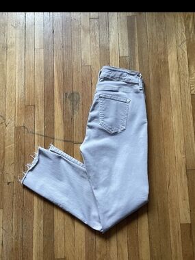 NYDJ Not Your Daughters Jeans Size 4 (28-27) Gray Sheri Ankle Denim Jeans,MINT